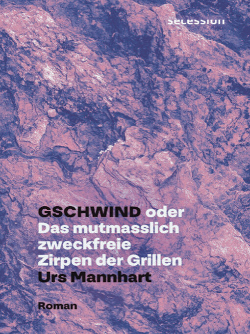 Title details for Gschwind by Urs Mannhart - Available